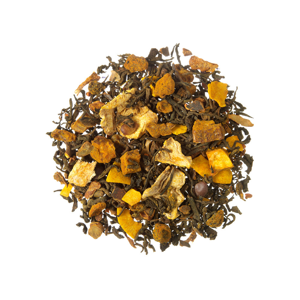 Tè rosso (Pu Erh) Latte rosso alla curcuma - 100 g